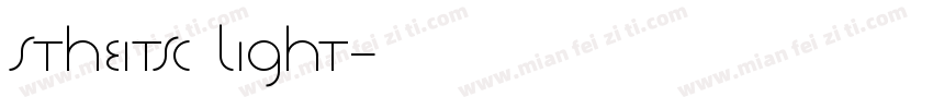 stheitsc light字体转换